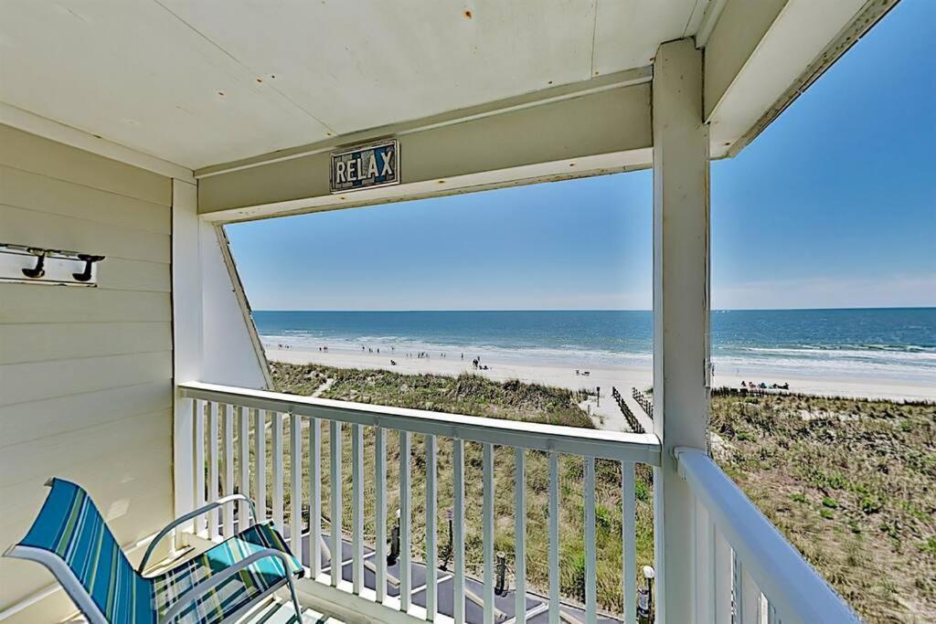 *2Br Oceanfront Retreat*King Ensuite*Pool*Nmb Cherry Grove*Pc4 Миртл-Бич Экстерьер фото