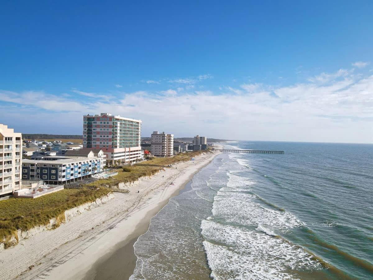 *2Br Oceanfront Retreat*King Ensuite*Pool*Nmb Cherry Grove*Pc4 Миртл-Бич Экстерьер фото