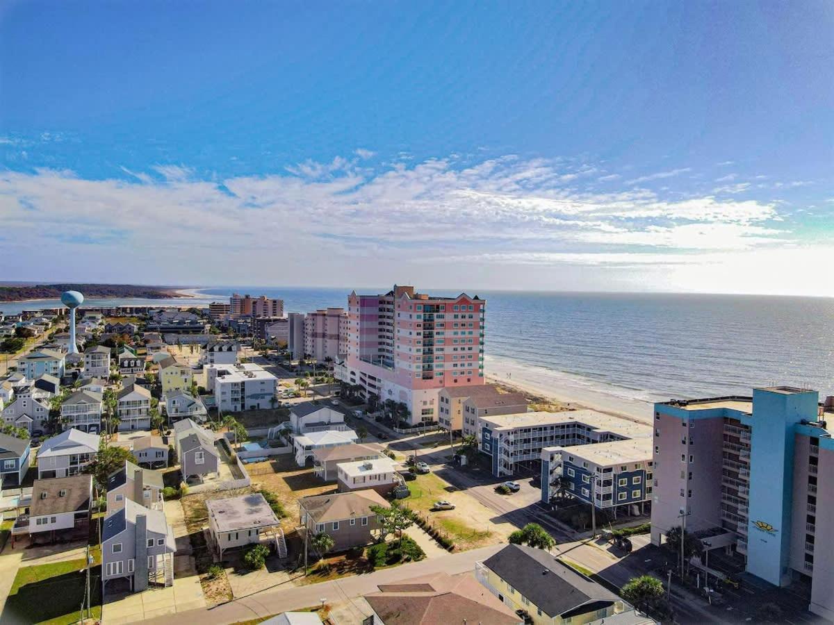 *2Br Oceanfront Retreat*King Ensuite*Pool*Nmb Cherry Grove*Pc4 Миртл-Бич Экстерьер фото