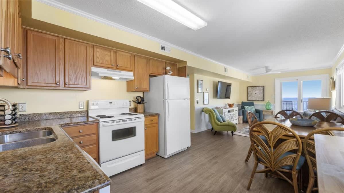 *2Br Oceanfront Retreat*King Ensuite*Pool*Nmb Cherry Grove*Pc4 Миртл-Бич Экстерьер фото