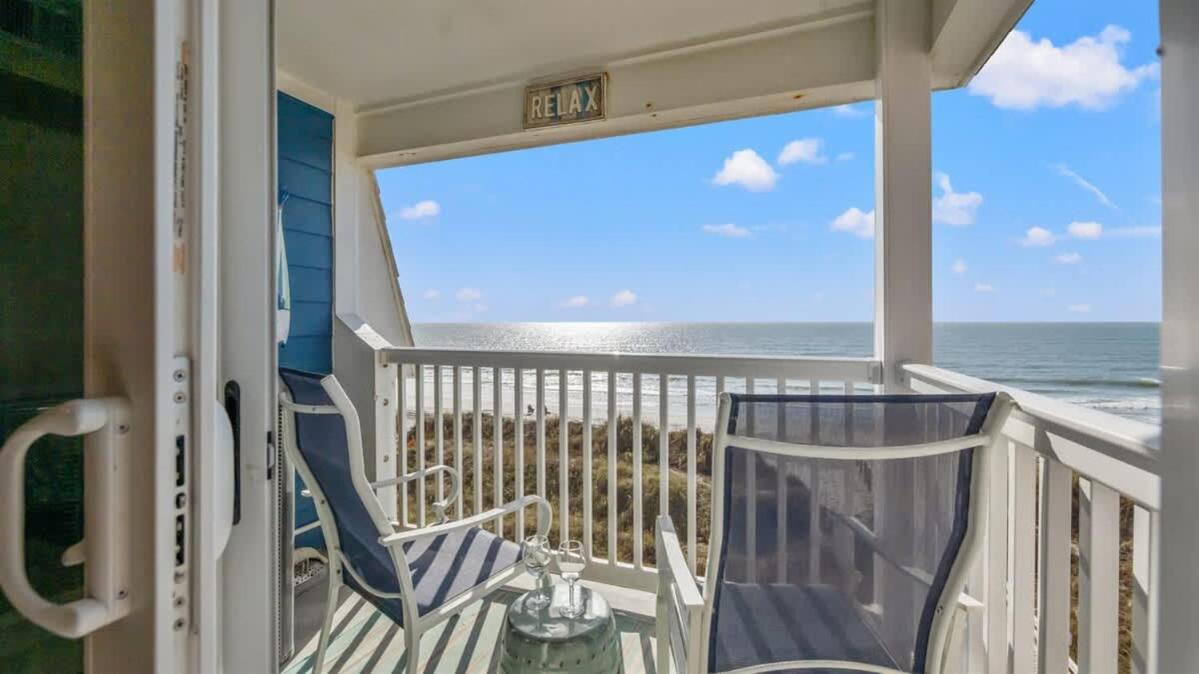 *2Br Oceanfront Retreat*King Ensuite*Pool*Nmb Cherry Grove*Pc4 Миртл-Бич Экстерьер фото