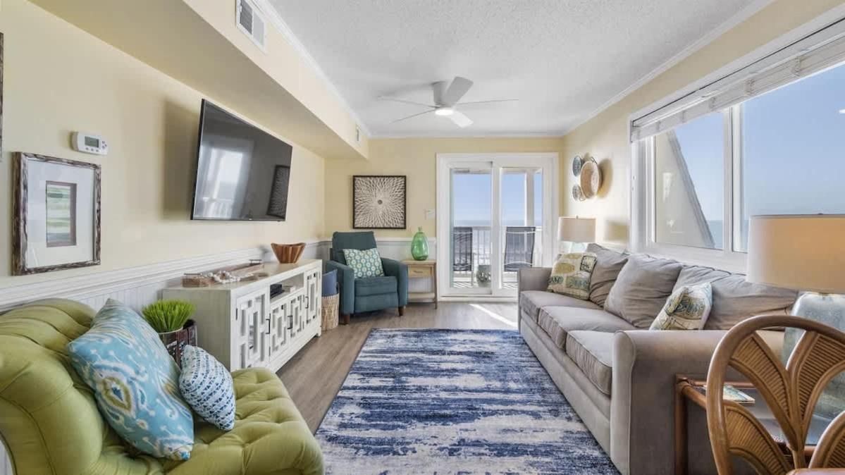 *2Br Oceanfront Retreat*King Ensuite*Pool*Nmb Cherry Grove*Pc4 Миртл-Бич Экстерьер фото