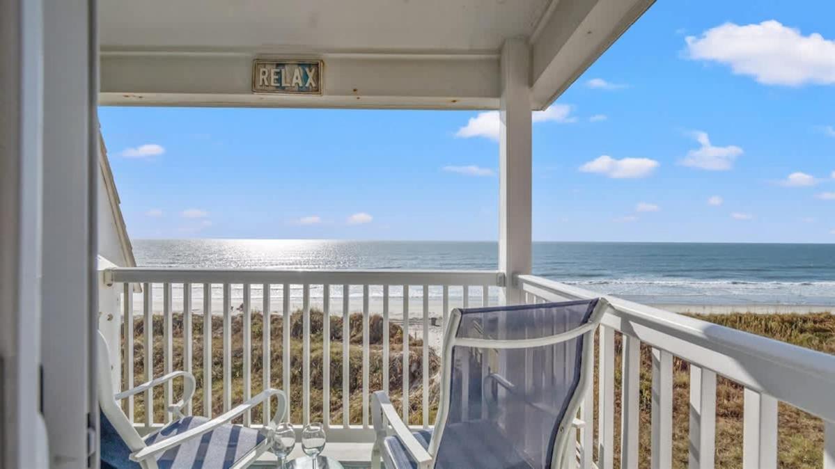 *2Br Oceanfront Retreat*King Ensuite*Pool*Nmb Cherry Grove*Pc4 Миртл-Бич Экстерьер фото
